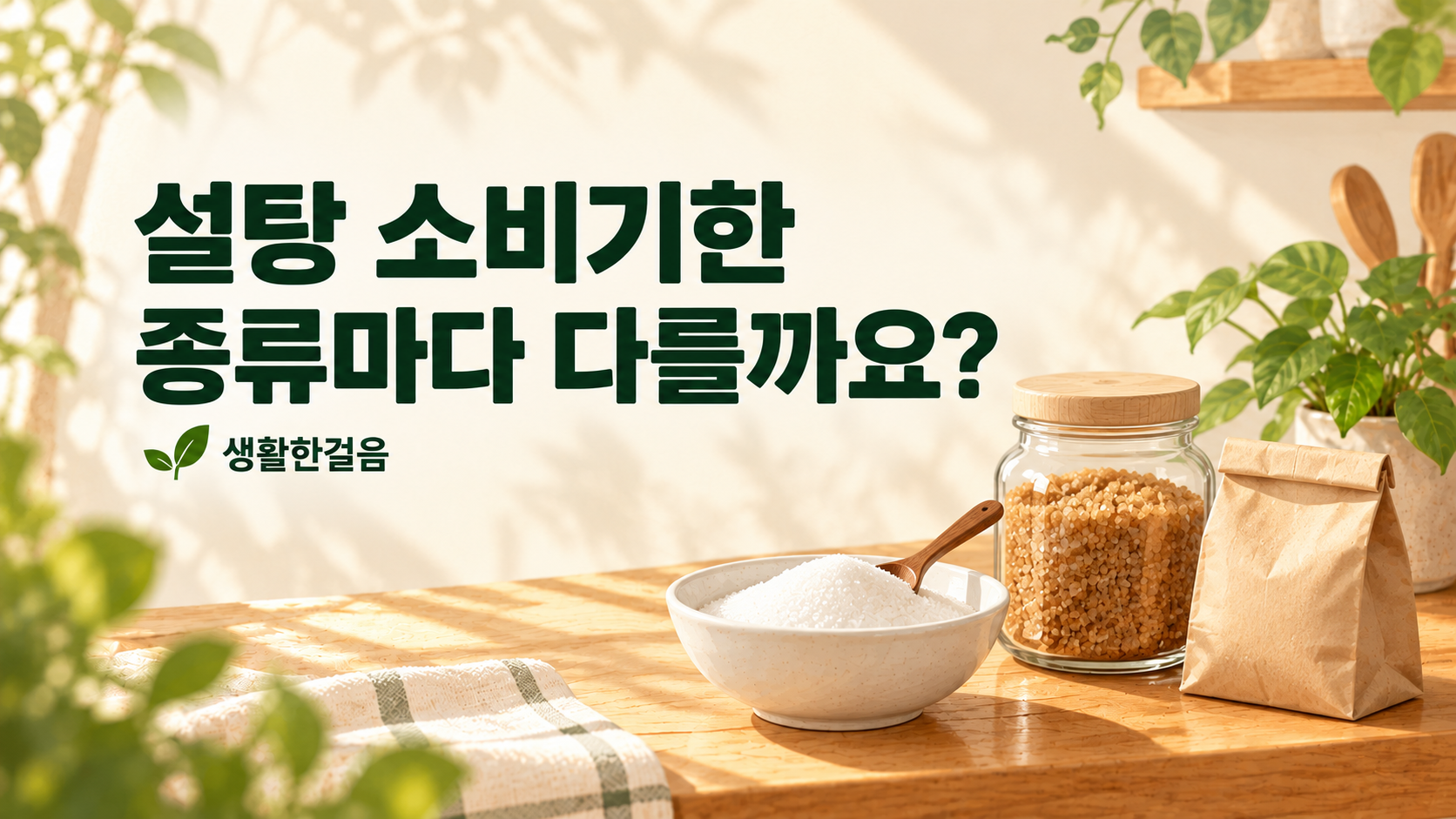 설탕 소비기한: 흑설탕에는 왜 날짜가 적혀 있을까?