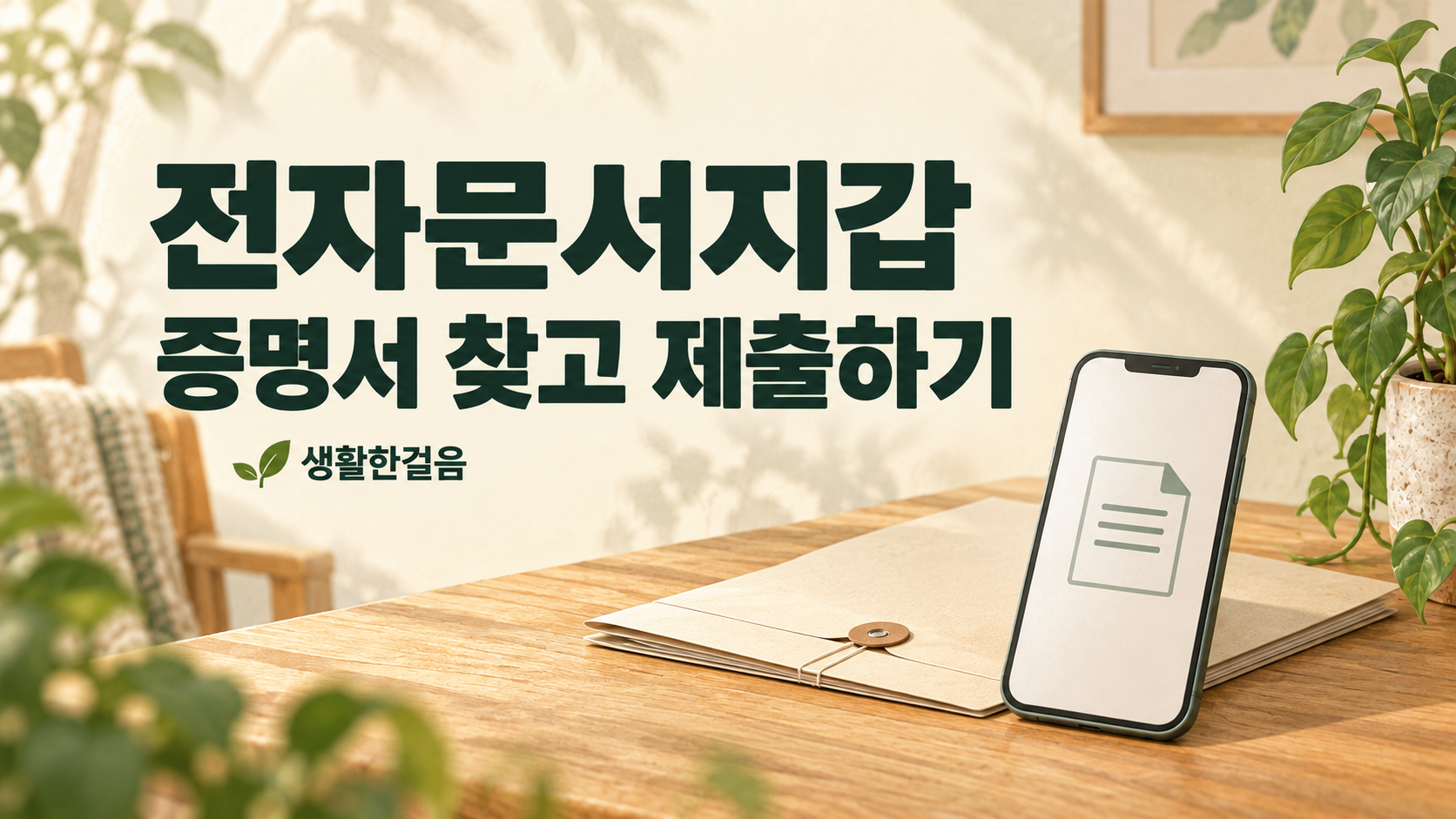 전자문서지갑에 받은 증명서, 어디서 보고 어떻게 제출할까?